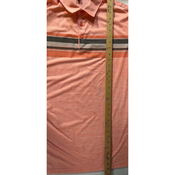 Adidas Golf Men's SS Peach/Gray Polo Sz 2XL - Picture 7 of 7